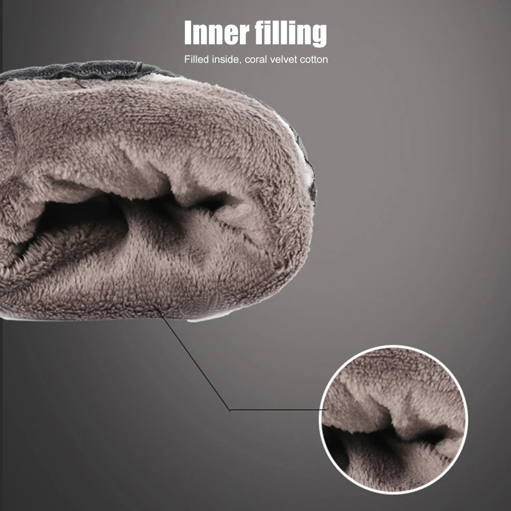 Winter Heated Gloves Waterproof Cold-Resistant USB Electric Heating Gloves Windproof Thermal Hand Warmer For Cold Weather Gift