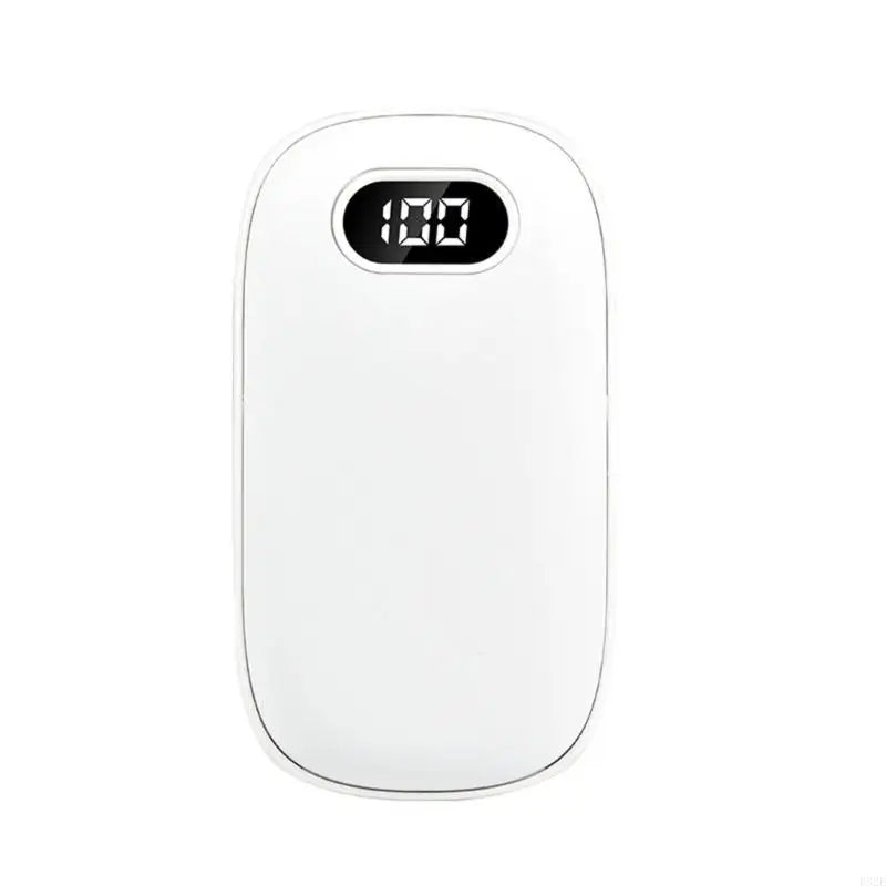 Rechargeable USB Hand Warmer with Temperature Display 6000mAh Pocket Heater