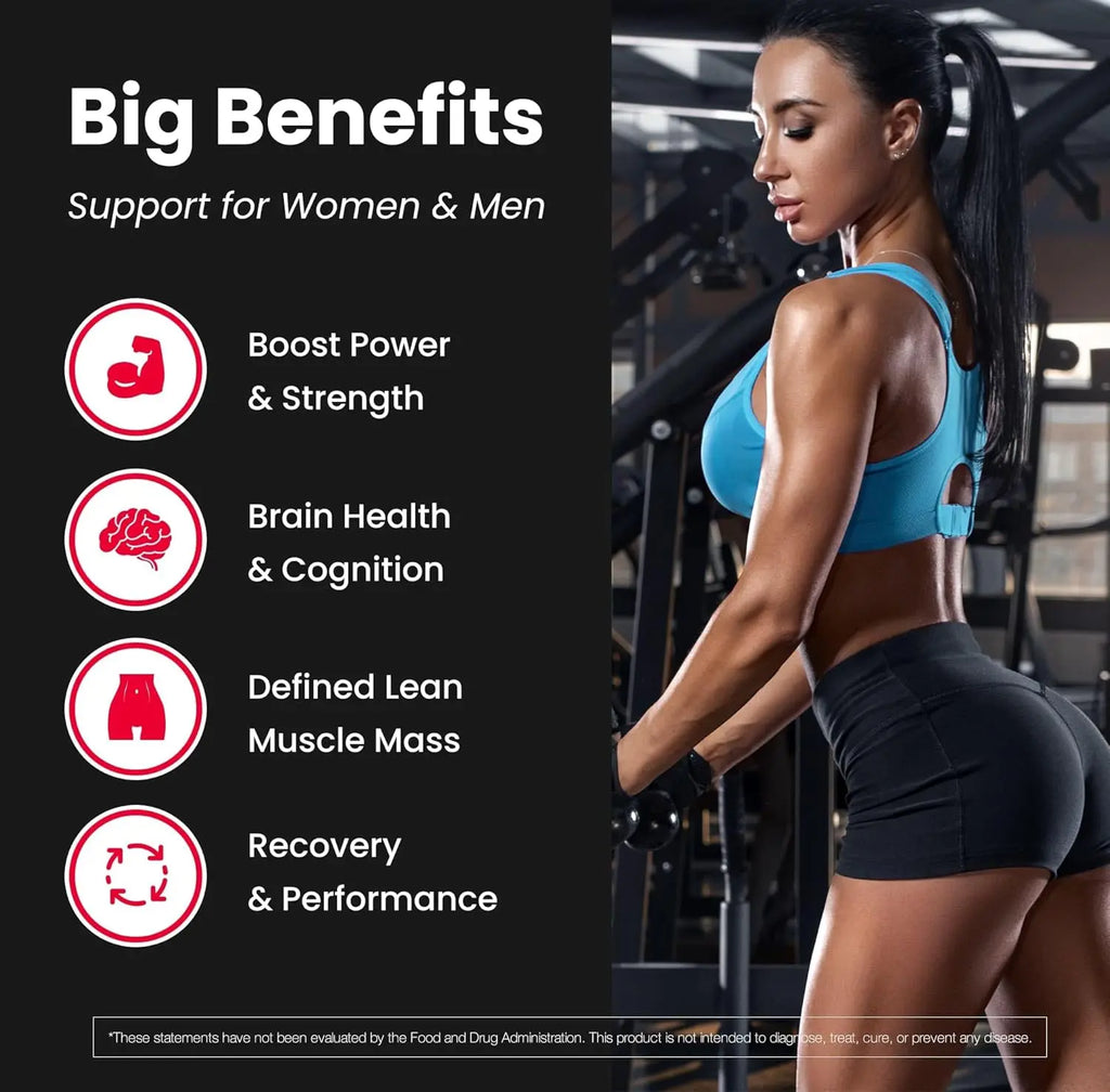 Creatine Gummies – Creatine Monohydrate – 120 Gummies (1250 mg Each) Masterpiece Foods