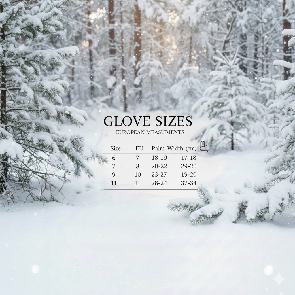 Uppvärmda vinterhandskar