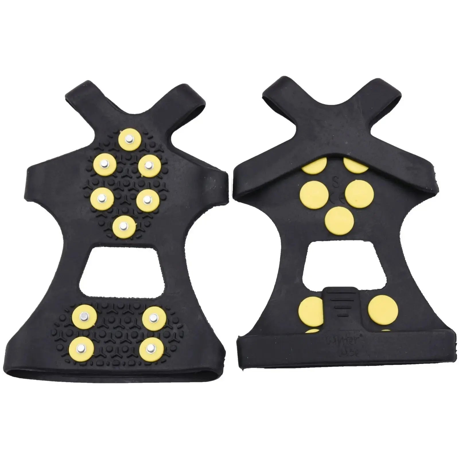 1Pair 10-Stud Snow Ice Claw Climbing Anti Slip Spikes Grips Crampon Cleats Sport Shoe Cover For Women Men Boots Cover Anti-Skid Pulsify