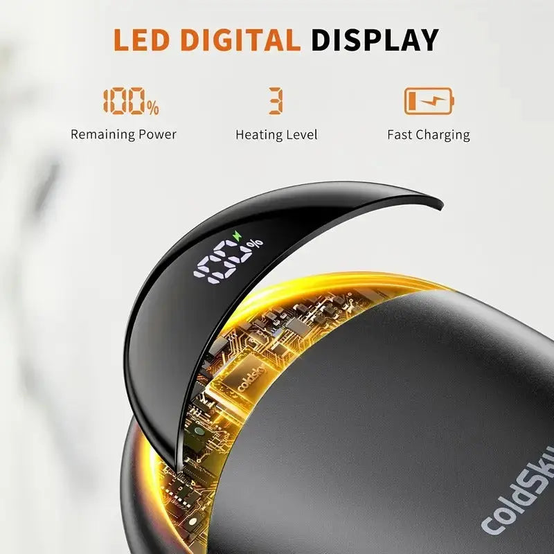 Magnetic Hand Warmer Pack with Digital Display (2 Pack) TM